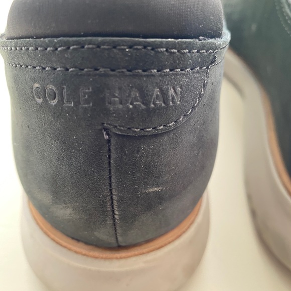 Cole Haan Zerogrand Black Suede Wingtip Oxfords - Picture 10 of 14